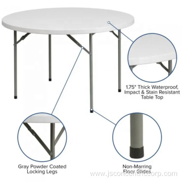 round folding garden table